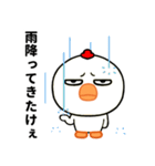 目つき悪すぎニワトリの広島弁（個別スタンプ：37）
