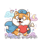 ユニーク柴犬（個別スタンプ：3）