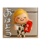 mottoの大人女子ドール♡冬と日常（個別スタンプ：1）