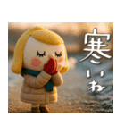 mottoの大人女子ドール♡冬と日常（個別スタンプ：2）
