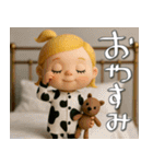 mottoの大人女子ドール♡冬と日常（個別スタンプ：4）