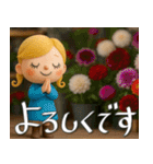 mottoの大人女子ドール♡冬と日常（個別スタンプ：5）