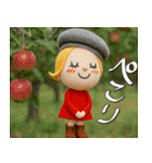 mottoの大人女子ドール♡冬と日常（個別スタンプ：6）