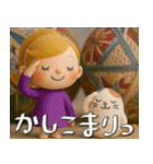 mottoの大人女子ドール♡冬と日常（個別スタンプ：13）