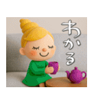 mottoの大人女子ドール♡冬と日常（個別スタンプ：16）