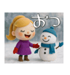 mottoの大人女子ドール♡冬と日常（個別スタンプ：18）