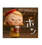 mottoの大人女子ドール♡冬と日常（個別スタンプ：19）