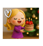 mottoの大人女子ドール♡冬と日常（個別スタンプ：26）