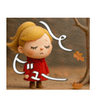 mottoの大人女子ドール♡冬と日常（個別スタンプ：30）