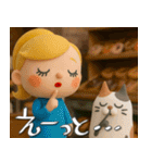 mottoの大人女子ドール♡冬と日常（個別スタンプ：39）