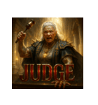 ジャッジメント婆さん（個別スタンプ：4）