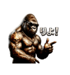 ふぁんきーごりらくん（個別スタンプ：31）