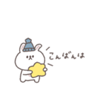 冬◎ちびっこうさぎさん #5（個別スタンプ：3）