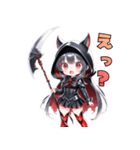 闇かわ死神ガール（個別スタンプ：11）