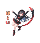 闇かわ死神ガール（個別スタンプ：17）
