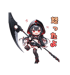 闇かわ死神ガール（個別スタンプ：23）