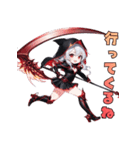 闇かわ死神ガール（個別スタンプ：32）