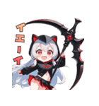 闇かわ死神ガール（個別スタンプ：40）