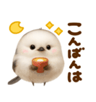 冬の妖精♡まんまるシマエナガ（個別スタンプ：12）