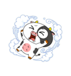 大きな目のボケ牛のいたずら顔（個別スタンプ：22）