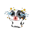 大きな目のボケ牛のいたずら顔（個別スタンプ：24）