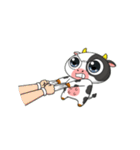 ドジで可愛い牛が暴走中！怒らせないでね（個別スタンプ：9）