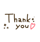 つかえるゆる文字♡手書きシンプルカラー（個別スタンプ：13）