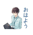 社畜の冬★がんばる男（個別スタンプ：2）