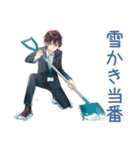 社畜の冬★がんばる男（個別スタンプ：18）