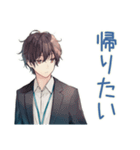 社畜の冬★がんばる男（個別スタンプ：37）