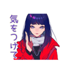 クールギャルの冬★（個別スタンプ：36）