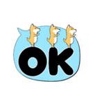 激しく尻尾をふる柴犬【でか文字篇】（個別スタンプ：13）