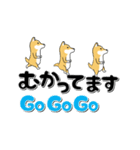 激しく尻尾をふる柴犬【でか文字篇】（個別スタンプ：14）