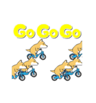 激しく尻尾をふる柴犬【でか文字篇】（個別スタンプ：20）