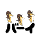 激しく尻尾をふる柴犬【でか文字篇】（個別スタンプ：23）