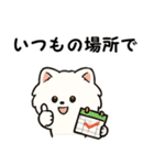 毎日使う連絡・約束・日常語 ポメラニアン（個別スタンプ：33）
