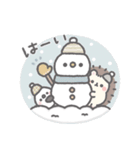 冬＊ほんわか小動物のやさしい敬語（個別スタンプ：22）