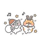 冬＊ほんわか小動物のやさしい敬語（個別スタンプ：34）