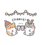 冬＊ほんわか小動物のやさしい敬語（個別スタンプ：37）