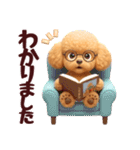 【秋冬】ずっと使える❤️日常会話 トイプー（個別スタンプ：1）