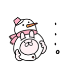 つかいやすいうさぎです。冬物語（個別スタンプ：1）