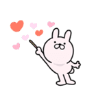 つかいやすいうさぎです。冬物語（個別スタンプ：29）