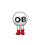 踊るゴルフボール（個別スタンプ：16）