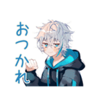 パーカー男子の冬★ほっこり日常（個別スタンプ：11）