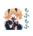 金髪ゴスロリツインテ女子の冬（個別スタンプ：17）
