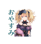 金髪ゴスロリツインテ女子の冬（個別スタンプ：20）