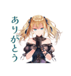 金髪ゴスロリツインテ女子の冬（個別スタンプ：23）