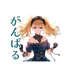 金髪ゴスロリツインテ女子の冬（個別スタンプ：26）