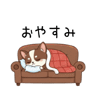 【冬】いぬのすたんぷ①（個別スタンプ：4）