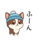 【冬】いぬのすたんぷ①（個別スタンプ：18）